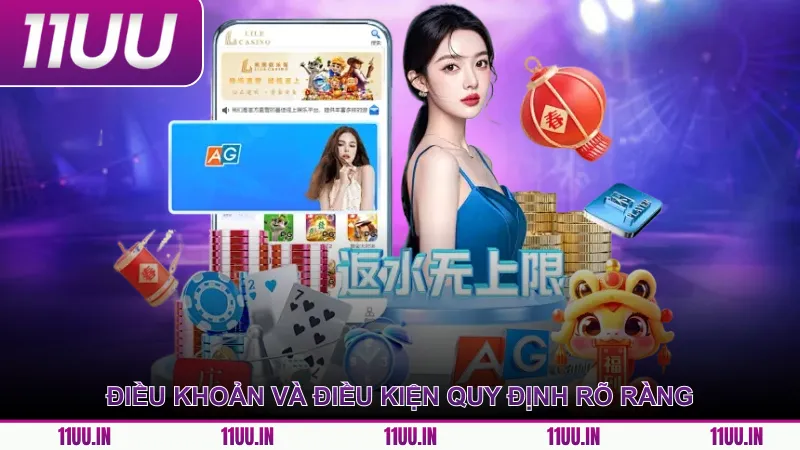 Điều kiện và điều khoản quy định quyền hạn rõ ràng